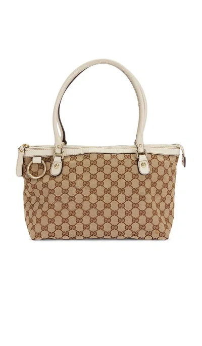 Fwrd Renew Gucci Sukey Tote Bag In Brown