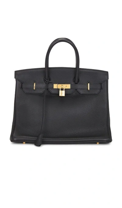 Fwrd Renew Hermes Togo Birkin 35 Handbag In Black