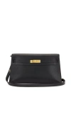 Fwrd Renew Hermes Chevre B Stamp Kelly Handbag In Black