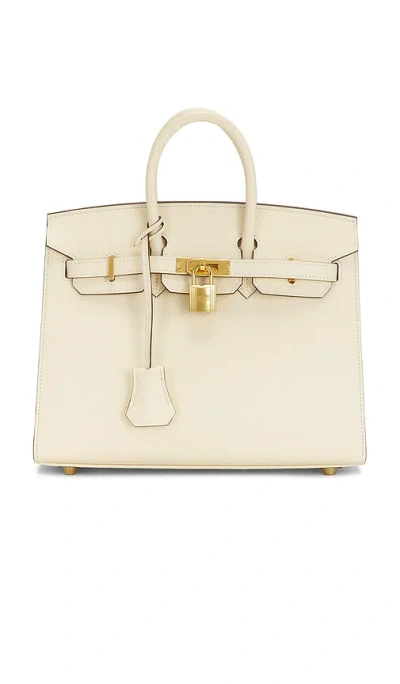 Fwrd Renew Hermes Epsom Birkin 25 Handbag In Neutral