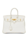 Fwrd Renew Hermes Epsom Birkin 25 Handbag In White