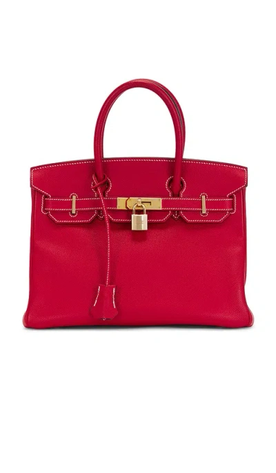 Fwrd Renew Hermes Epsom Birkin 30 Handbag In Rouge