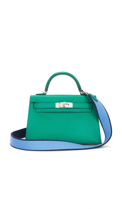 Fwrd Renew Hermes Epsom Kelly 20 Handbag In Black