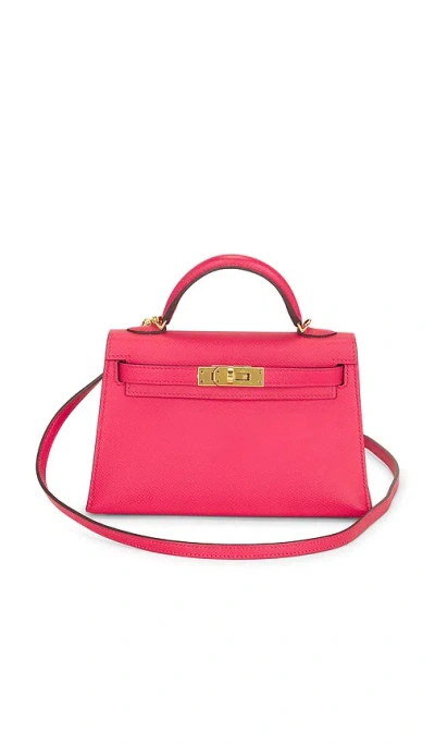 Fwrd Renew Hermes Epsom Kelly 20 Handbag In Pink