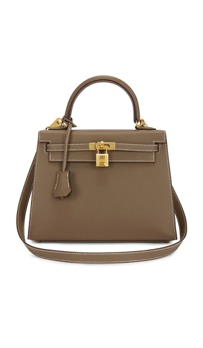 Fwrd Renew Hermes Epsom Kelly 25 Handbag