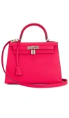 Fwrd Renew Hermes Epsom Kelly 25 Handbag In 粉色