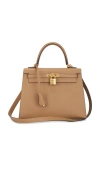 Fwrd Renew Hermes Epsom Kelly 25 Sellier Handbag