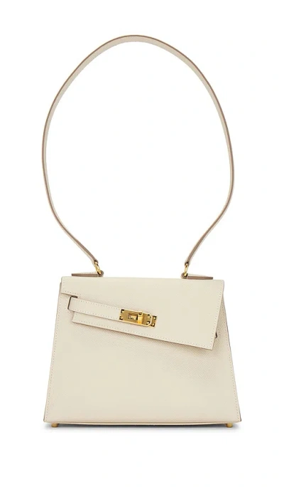 Fwrd Renew Hermes Epsom Kelly En Desordre 20 Handbag In Craie