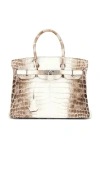 Fwrd Renew Hermes Himalaya Niloticus Crocodile Birkin 30 Handbag