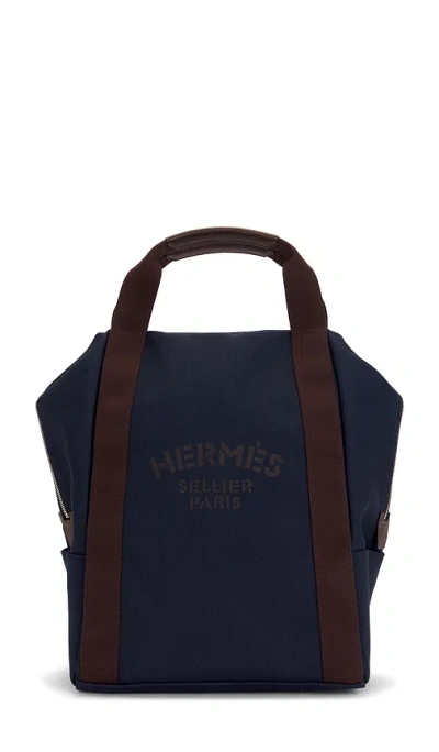 Fwrd Renew Hermes Sac De Pansage Groom Backpack In Blue