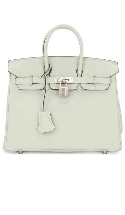 Fwrd Renew Hermes Togo Birkin 25 Handbag In White