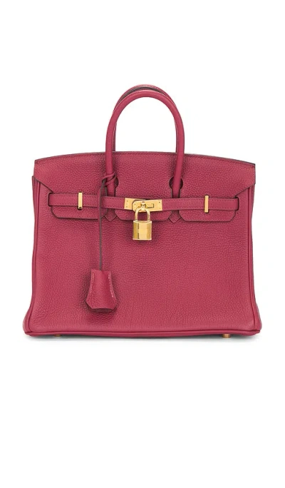 Fwrd Renew Hermes Togo Birkin 25 Handbag In Pink
