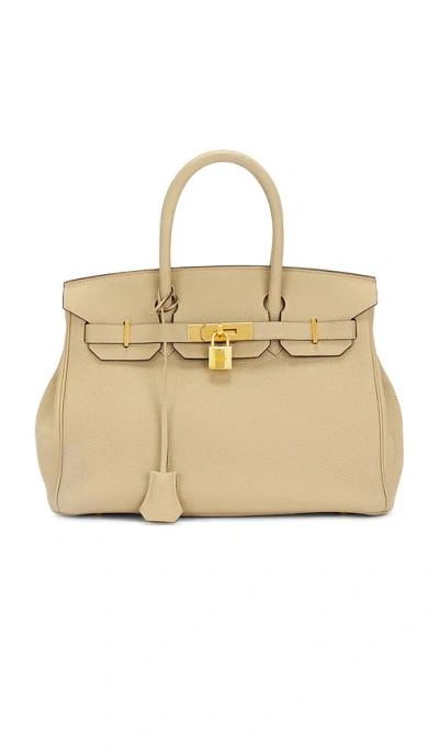 Fwrd Renew Hermes Togo Birkin 30 Handbag In Neutral