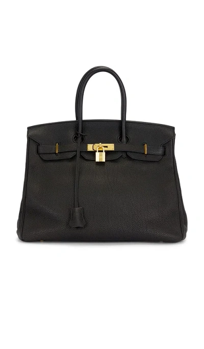 Fwrd Renew Hermes Togo Birkin 35 Handbag In Black