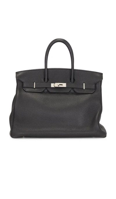 Fwrd Renew Hermes Togo Birkin 35 Handbag In Noir