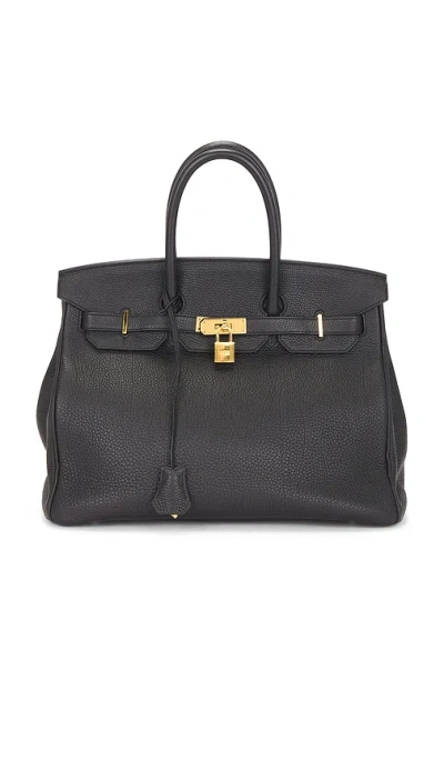 Fwrd Renew Hermes Togo Birkin 35 Handbag In Gray