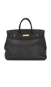 Fwrd Renew Hermes Togo Birkin 40 Handbag In Black
