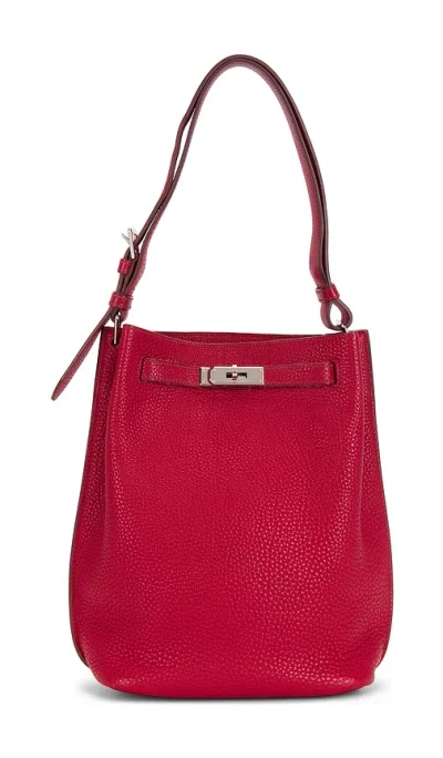 Fwrd Renew Hermes Togo So Kelly Shoulder Bag In Rouge