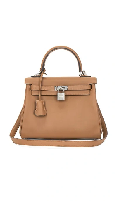 Fwrd Renew Hermes Verso Swift Kelly 25 Handbag In Pattern