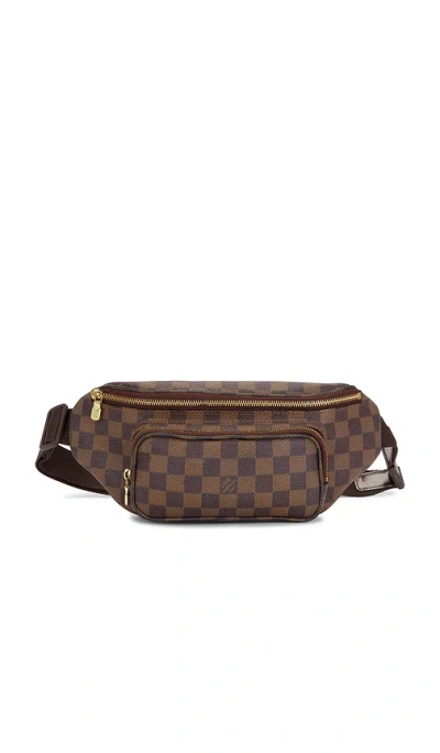 Fwrd Renew Louis Vuitton Damier Ebene Melville Bum Bag In Brown