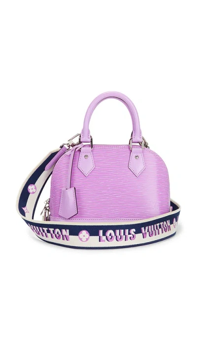 Fwrd Renew Louis Vuitton Epi Alma Bb Handbag In Pink