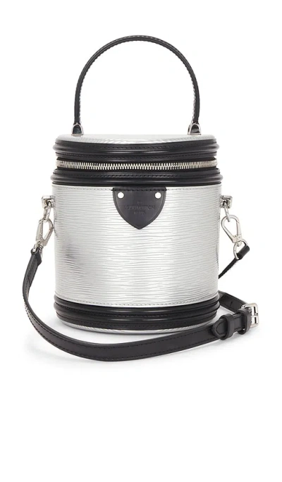 Fwrd Renew Louis Vuitton Epi Cannes Handbag In Silver