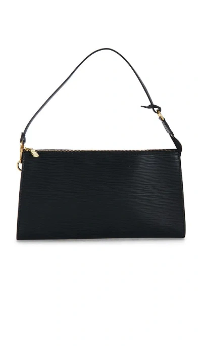 Fwrd Renew Louis Vuitton Epi Pochette Accessoires 24 Shoulder Bag In Black