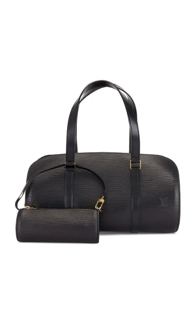 Fwrd Renew Louis Vuitton Epi Soufflot Handbag & Mini Set In Black