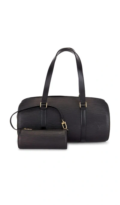 Fwrd Renew Louis Vuitton Epi Soufflot Handbag & Mini Set In Black