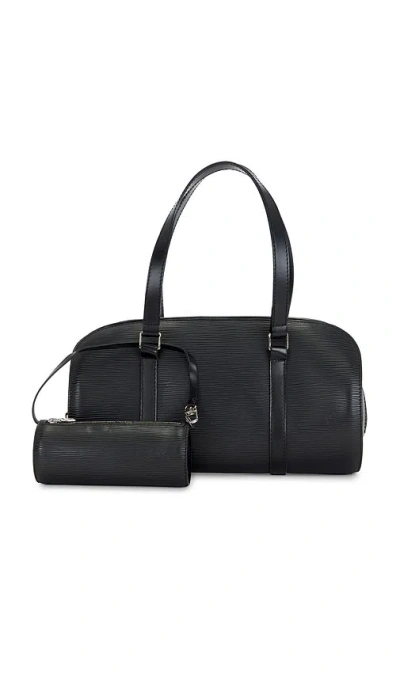 Fwrd Renew Louis Vuitton Epi Soufflot Handbag & Mini Set In Black