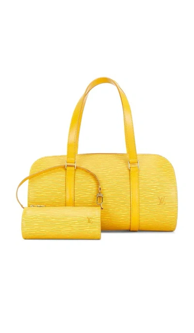 Fwrd Renew Louis Vuitton Epi Soufflot Handbag & Mini Set In Red