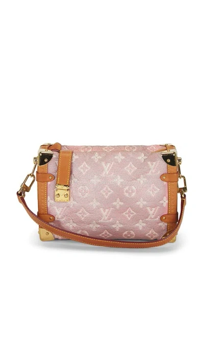 Fwrd Renew Louis Vuitton Monoglam Side Trunk Mm Shoulder Bag In Rose