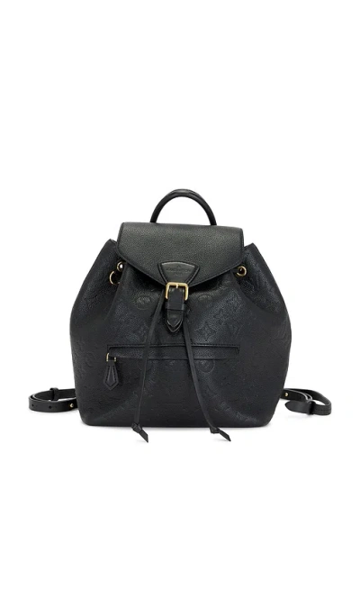 Fwrd Renew Louis Vuitton Monogram Empreinte Montsouris Pm Backpack In Black