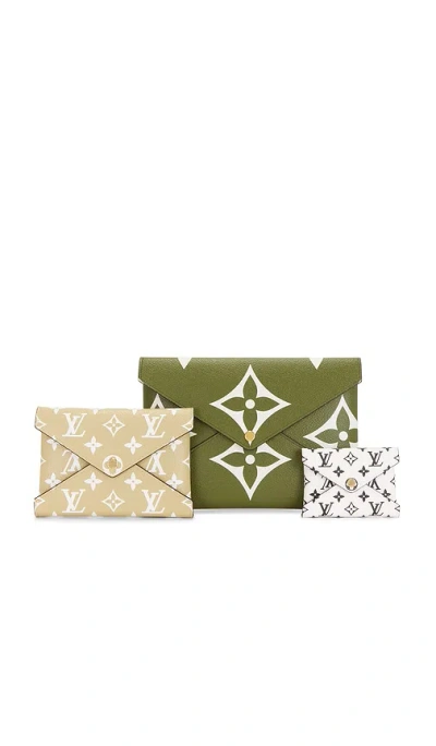Fwrd Renew Louis Vuitton Monogram Giant Kirigami Pochette Set In Multicolor