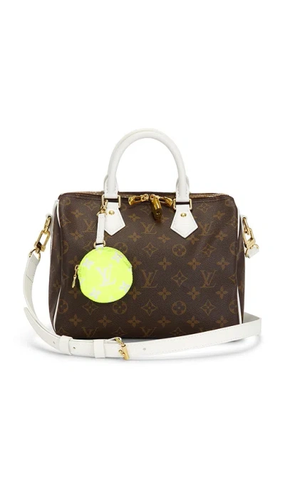 Fwrd Renew Louis Vuitton Monogram Match Speedy Bandouliere 25 Handbag In Brown