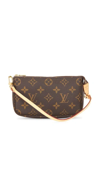 Fwrd Renew Louis Vuitton Monogram Mini Pochette Accessoires Shoulder Bag In Brown