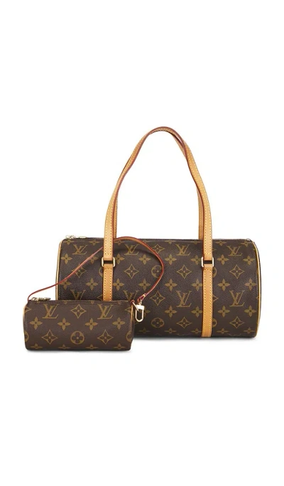 Fwrd Renew Louis Vuitton Monogram Papillon 30 Handbag & Mini Set In Brown
