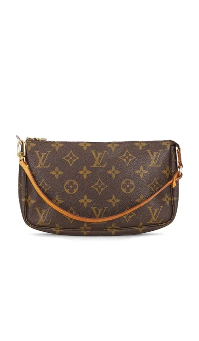 Fwrd Renew Louis Vuitton Monogram Pochette Accessoires Shoulder Bag In 棕色
