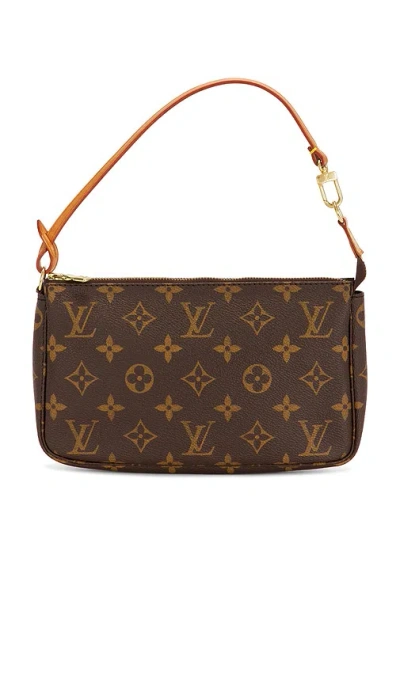 Fwrd Renew Louis Vuitton Monogram Pochette Accessoires Shoulder Bag In Brown