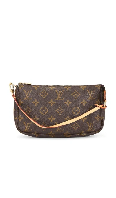 Fwrd Renew Louis Vuitton Monogram Pochette Accessoires Shoulder Bag In Brown