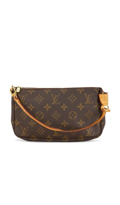 Fwrd Renew Louis Vuitton Monogram Pochette Accessoires Shoulder Bag In Brown