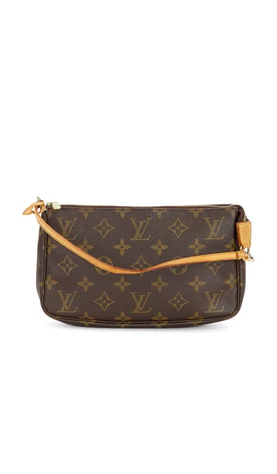 Fwrd Renew Louis Vuitton Monogram Pochette Accessoires Shoulder Bag In Brown