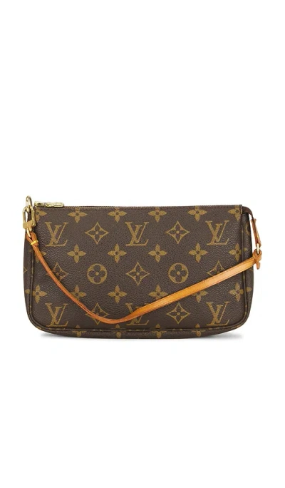 Fwrd Renew Louis Vuitton Monogram Pochette Accessoires Shoulder Bag In Brown