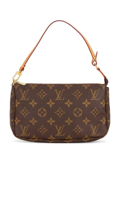 Fwrd Renew Louis Vuitton Monogram Pochette Accessoires Shoulder Bag In Brown