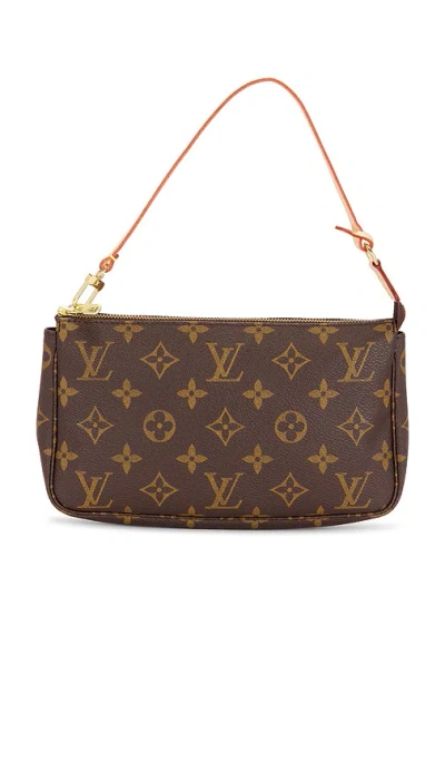 Fwrd Renew Louis Vuitton Monogram Pochette Accessoires Shoulder Bag In Brown