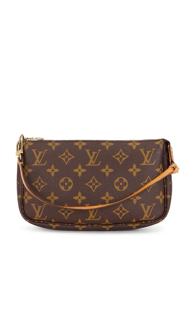 Fwrd Renew Louis Vuitton Monogram Pochette Accessoires Shoulder Bag In Brown