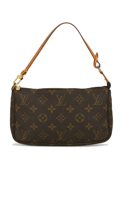Fwrd Renew Louis Vuitton Monogram Pochette Accessoires Shoulder Bag In Brown