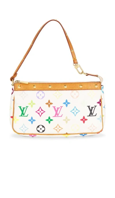 Fwrd Renew Louis Vuitton Monogram Pochette Accessoires Shoulder Bag In White