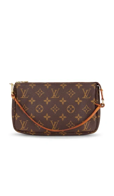 Fwrd Renew Louis Vuitton Monogram Pochette Accessories Shoulder Bag In Brown
