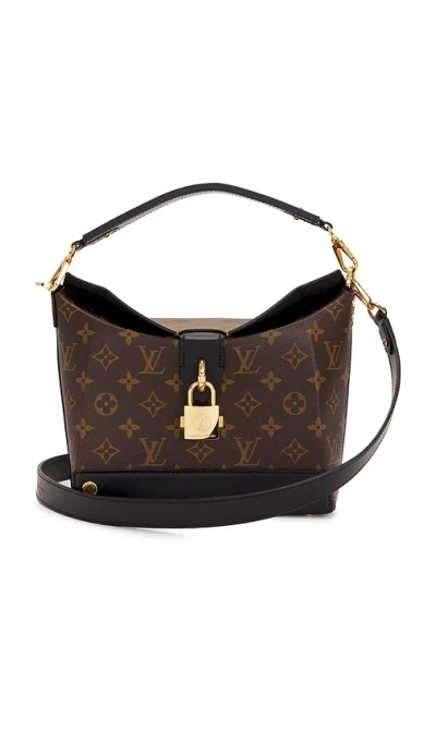 Fwrd Renew Louis Vuitton Monogram Reverse Bento Box Ew Shoulder Bag In Brown